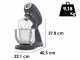 Smeg Full Color Grafite - Impastatrice Planetaria - Vasca in Inox da 4,8 litri