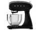 Smeg Full Color Nero SMF03BLEU - Impastatrice Planetaria - Vasca in Inox da 4,8 litri