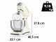 Smeg Full Color Panna - Impastatrice Planetaria - Vasca in Inox da 4,8 litri