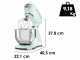 Smeg Full Color Verde pastello - Impastatrice Planetaria - Vasca in Inox da 4,8 litri