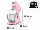 Smeg Full Color Rosa - Impastatrice Planetaria - Vasca in Inox da 4,8 litri