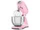Smeg Full Color Rosa SMF03PKEU - Impastatrice Planetaria - Vasca in Inox da 4,8 litri