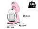 Smeg Full Color Rosa SMF03PKEU - Impastatrice Planetaria - Vasca in Inox da 4,8 litri