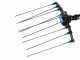 Campagnola Hercules 6 ECO Plug-in - Asta in carbonio da 200 cm - Abbacchiatore elettrico a batteria - 21.6V 5Ah