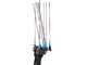 Campagnola Hercules 6 ECO Plug-in - Abbacchiatore elettrico 235/325 cm a batteria a litio 21.6V 5Ah - Asta telescopica in carbonio