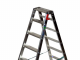 Facal Dupla D-7, 2x8 gradini, 1.76 m - Scala doppia in alluminio - Altezza stimata operativa 3.03 m