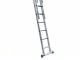 S.T.P. Tria 3TR A10084113345, 3x11 gradini, 8.25 m - Scala a sfilo in alluminio - Altezza stimata operativa 9.25 m