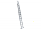 S.T.P. Tria 3TR A10084113345, 3x11 gradini, 8.25 m - Scala a sfilo in alluminio - Altezza stimata operativa 9.25 m