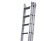 S.T.P. Tria 3TR A10100133405, 3x13 gradini, 10.05 m - Scala a sfilo in alluminio - Altezza stimata operativa 11.05 m