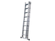 S.T.P. Tria 3TR A10100133405, 3x13 gradini, 10.05 m - Scala a sfilo in alluminio - Altezza stimata operativa 11.05 m