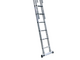 S.T.P. Tria 3TR A10100133405, 3x13 gradini, 10.05 m - Scala a sfilo in alluminio - Altezza stimata operativa 11.05 m