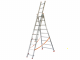 Facal Atlanta ATL260-3, 3x9 gradini, 5.94 m - Scala in alluminio - Altezza stimata operativa 6.69 m
