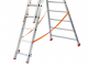 Facal Atlanta ATL260-3, 3x9 gradini, 5.94 m - Scala in alluminio - Altezza stimata operativa 6.69 m
