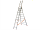 Facal Atlanta ATL290-3, 3x10 gradini, altezza 6.22 mt - Scala in alluminio