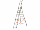 Facal Atlanta ATL350-3, 3x12 gradini, 7.90 m - Scala in alluminio - Altezza stimata operativa 8.53 m