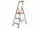 Gierre Stabila AL700, 3 gradini, 1.63 m - Scalandrino in alluminio con cavalletto - Altezza stimata operativa 2.63 m