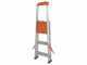 Gierre Stabila AL700, 3 gradini, 1.63 m - Scalandrino in alluminio con cavalletto - Altezza stimata operativa 2.63 m