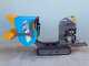 OUTLET - UTILIZZATO PER PROVA - Motocarriola EuroMech EM500L-Dump &amp; Shovel - Cassone dumper idraulico 500 kg con paletta