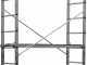 Gierre Easy 200 - Trabattello mobile multifunzione in alluminio - Altezza 2.70m