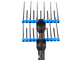 Campagnola Alice STAR ECO Plug-in - Abbacchiatore elettrico 210/280 cm a batteria a litio 21.6V 5Ah - Asta telescopica in carbonio