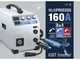 GYS Easymig 160 - Saldatrice Inverter (MIG/MAG: GAS, NO GAS e MMA) - corrente continua (DC)