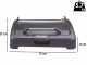 Beper 90871 - Barbecue elettrico con coperchio - 2.2 Kw