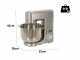 R.G.V. Pasta Prof PL10S - Impastatrice Planetaria - Vasca da 10 Litri