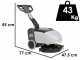 Nilfisk SC351 FULL PKG -  Lavapavimenti a batteria - 3 in 1: lava, asciuga e aspira