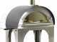 Forno a legna per pizza da esterno Cibus INOX - 4 pizze