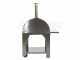 Forno a legna per pizza da esterno Cibus INOX - 4 pizze