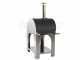 Forno a legna per pizza da esterno Cibus INOX - 4 pizze