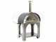 Forno a legna per pizza da esterno Cibus INOX - 4 pizze