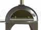 Forno a legna per pizza da esterno Cibus INOX - 4 pizze