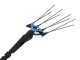 Campagnola MASTER PLUG-IN - Asta in Carbonio e alluminio 100-150 cm - Abbacchiatore elettrico a batteria
