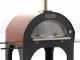 Forno a legna per pizza da esterno Cibus Red - 5 pizze