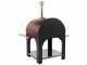 Forno a legna per pizza da esterno Cibus Red - 5 pizze
