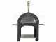 Forno a legna per pizza da esterno Cibus Red - 5 pizze