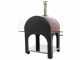 Forno a legna per pizza da esterno Cibus Red - 5 pizze