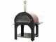 Forno a legna per pizza da esterno Cibus Red - 5 pizze