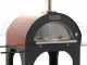 Forno a legna per pizza da esterno Cibus Red - 5 pizze