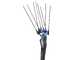Campagnola MASTER PLUG-IN - Abbacchiatore a batteria al litio 21.6V 5Ah - Asta telescopica in carbonio e alluminio 200/250 cm