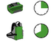 Campagnola MASTER PLUG-IN - Abbacchiatore a batteria al litio 21.6V 5Ah - Asta telescopica in carbonio e alluminio 200/250 cm