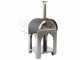 Forno a legna per pizza da esterno Cibus INOX - 2 pizze