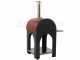 Forno a legna per pizza da esterno Cibus Red - 2 pizze
