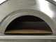 Forno a legna per pizza da esterno Cibus INOX - 5 pizze
