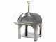Forno a legna per pizza da esterno Cibus INOX - 5 pizze