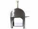 Forno a legna per pizza da esterno Cibus INOX - 5 pizze