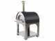 Forno a legna per pizza da esterno Cibus INOX - 5 pizze