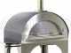 Forno a legna per pizza da esterno Cibus INOX - 5 pizze