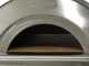 Forno a legna per pizza da esterno Cibus INOX - 5 pizze